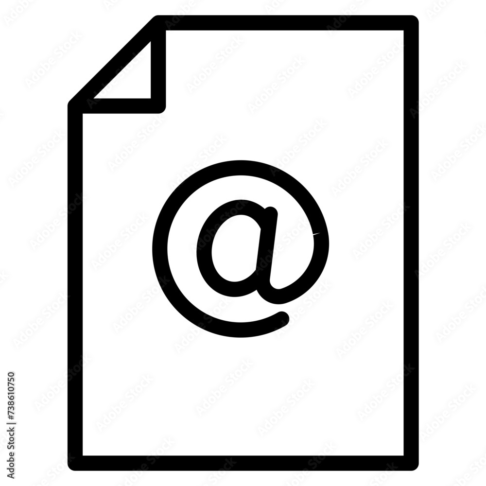 envelope with paper document envelope with paper document