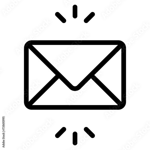 Envelope icon, Mail icon vector for web, computer and mobile app