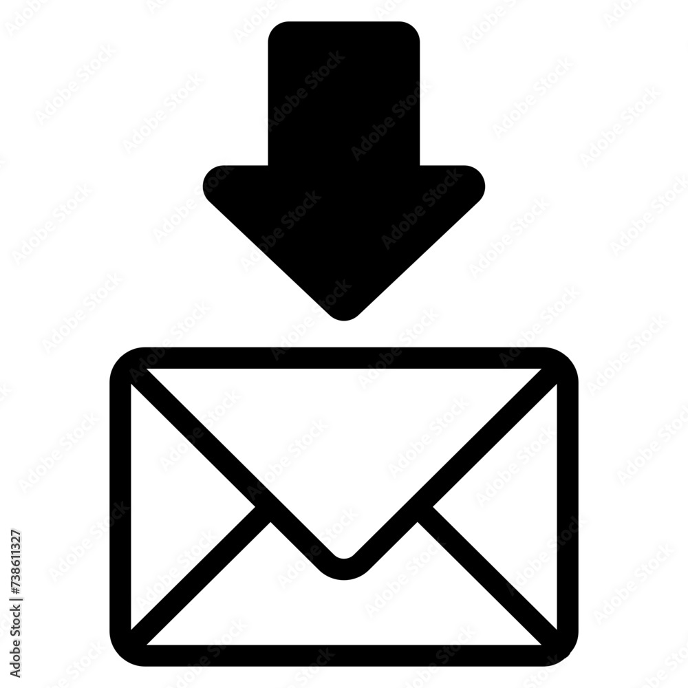 email inbox icon, save message icon sign symbol, mail envelope with arrow down icons email inbox icon, save message icon sign symbol, mail envelope with arrow down icons