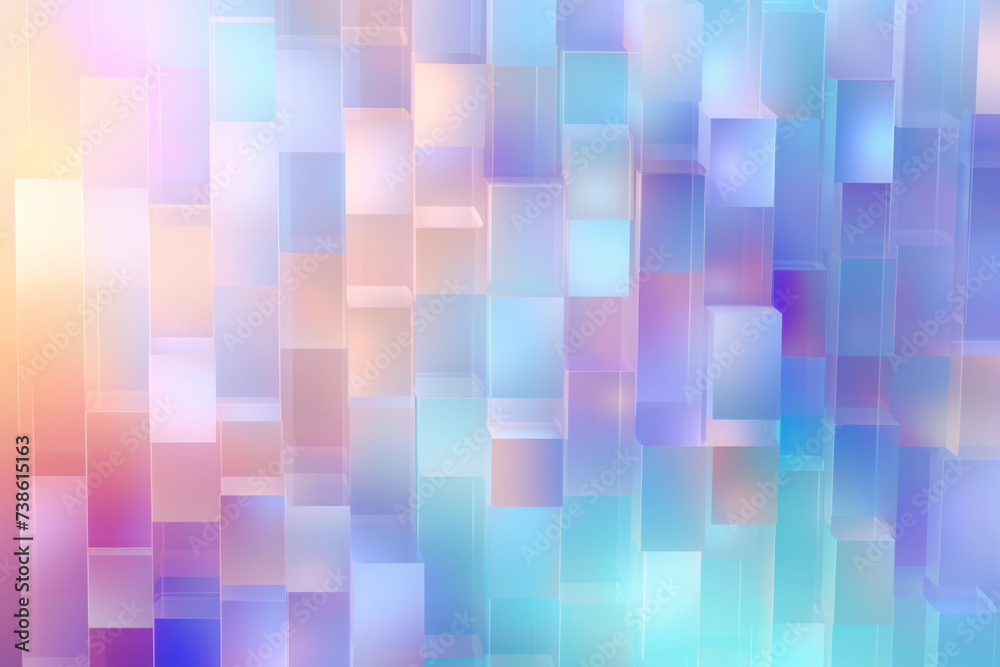 Blue and Pink Abstract Background With Squares Blue and Pink Abstract Background With Squares