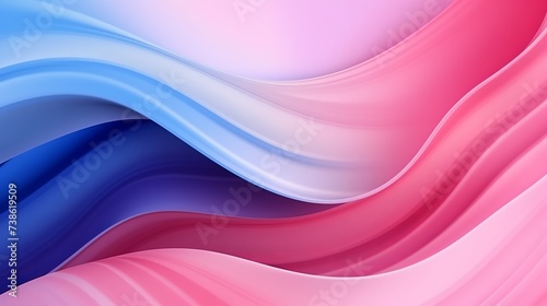 Swirly motion abstract elements with pink and periwinkle sheets. Abstract colorful background