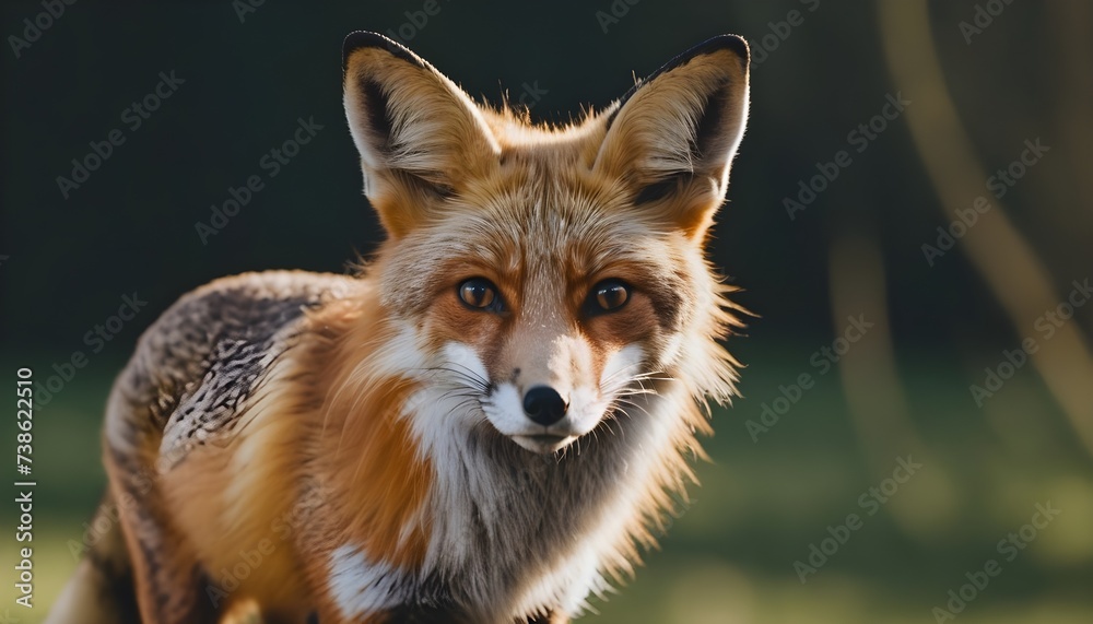 Fototapeta premium red fox vulpes