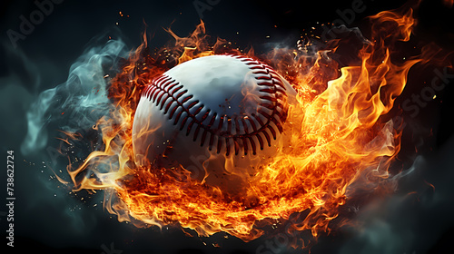 Wallpaper Mural Closeup baseball background with copy space Torontodigital.ca