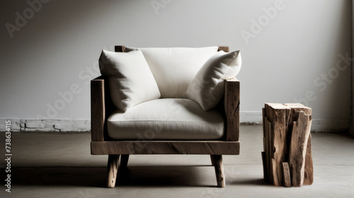 Rustic Comfort: Embracing Eco-Friendly Charm in Your Handcrafted Armchair Interior