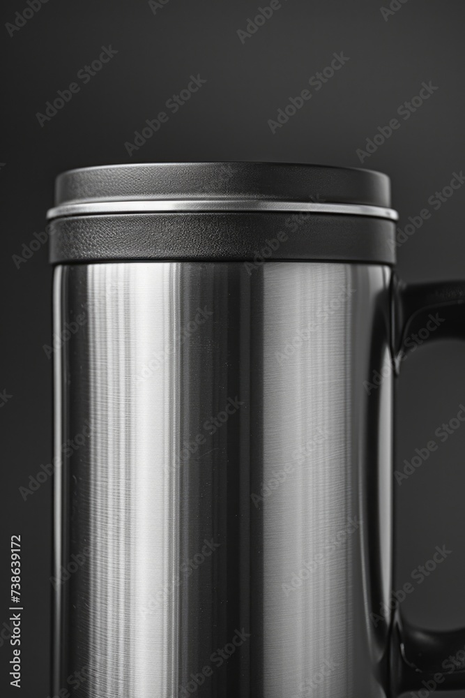 A black and white photo of a coffee mug. Perfect for adding a touch of simplicity to any project A black and white photo of a coffee mug. Perfect for adding a touch of simplicity to any project