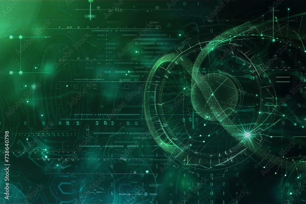 digital technology and science background digital technology and science background