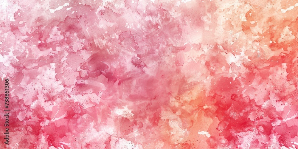 A vibrant painting featuring a pink and red color scheme. This versatile artwork can be used to add a pop of color and energy to any space A vibrant painting featuring a pink and red color scheme. This versatile artwork can be used to add a pop of color and energy to any space