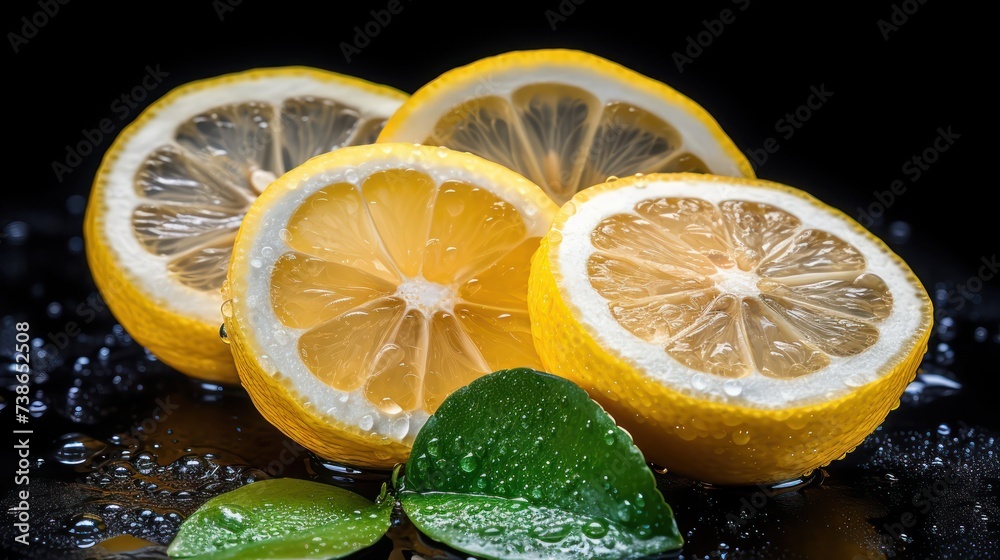 Lemons flat lay pattern with visible Water Drops UHD WALLPAPER Lemons flat lay pattern with visible Water Drops UHD WALLPAPER