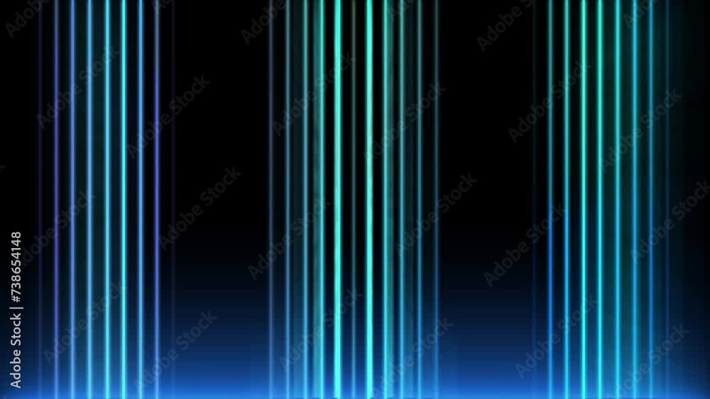 mirrored neon laser line animation loop