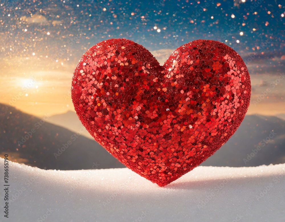 Obraz premium heart background