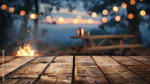 Camping Under the Stars: A Table Awaits