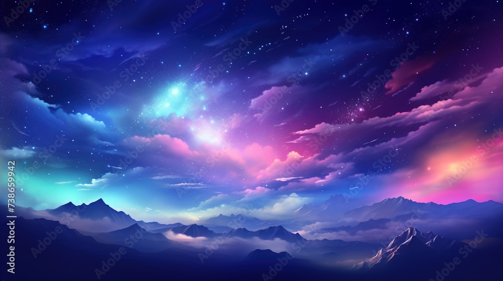 Ethereal Twilight: A Cosmic Symphony of Celestial Luminescence