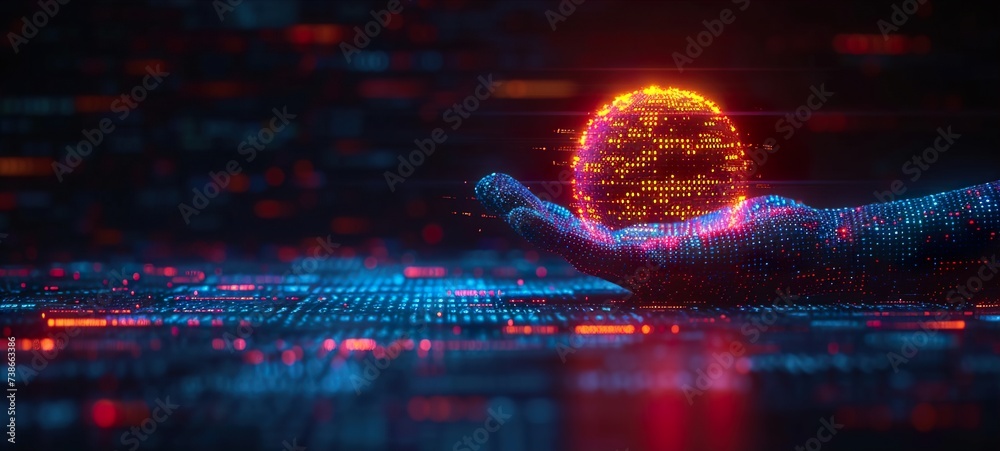 custom made wallpaper toronto digitalred binary code