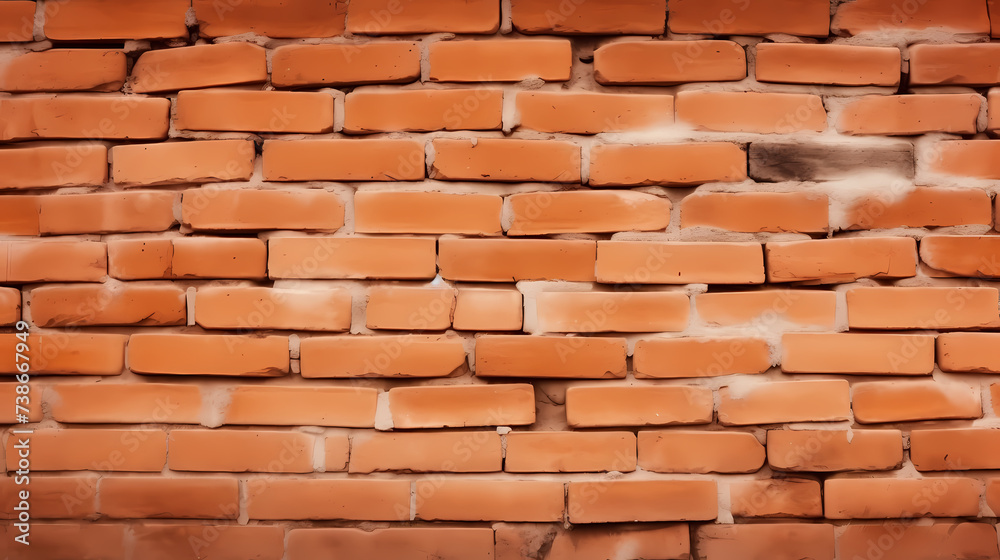 Obraz premium Brick wall background, wall pattern texture, vibrant