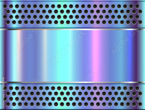 Metallic silver background ...