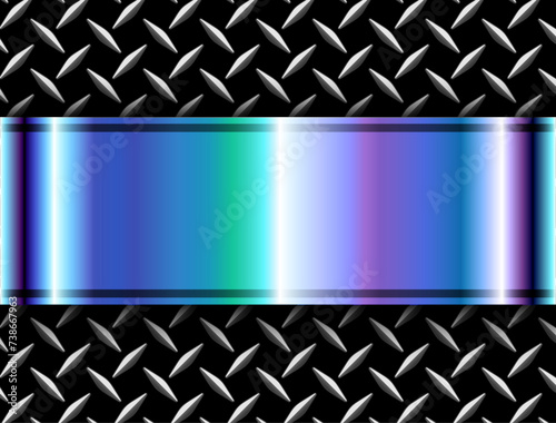 Metallic silver background ...