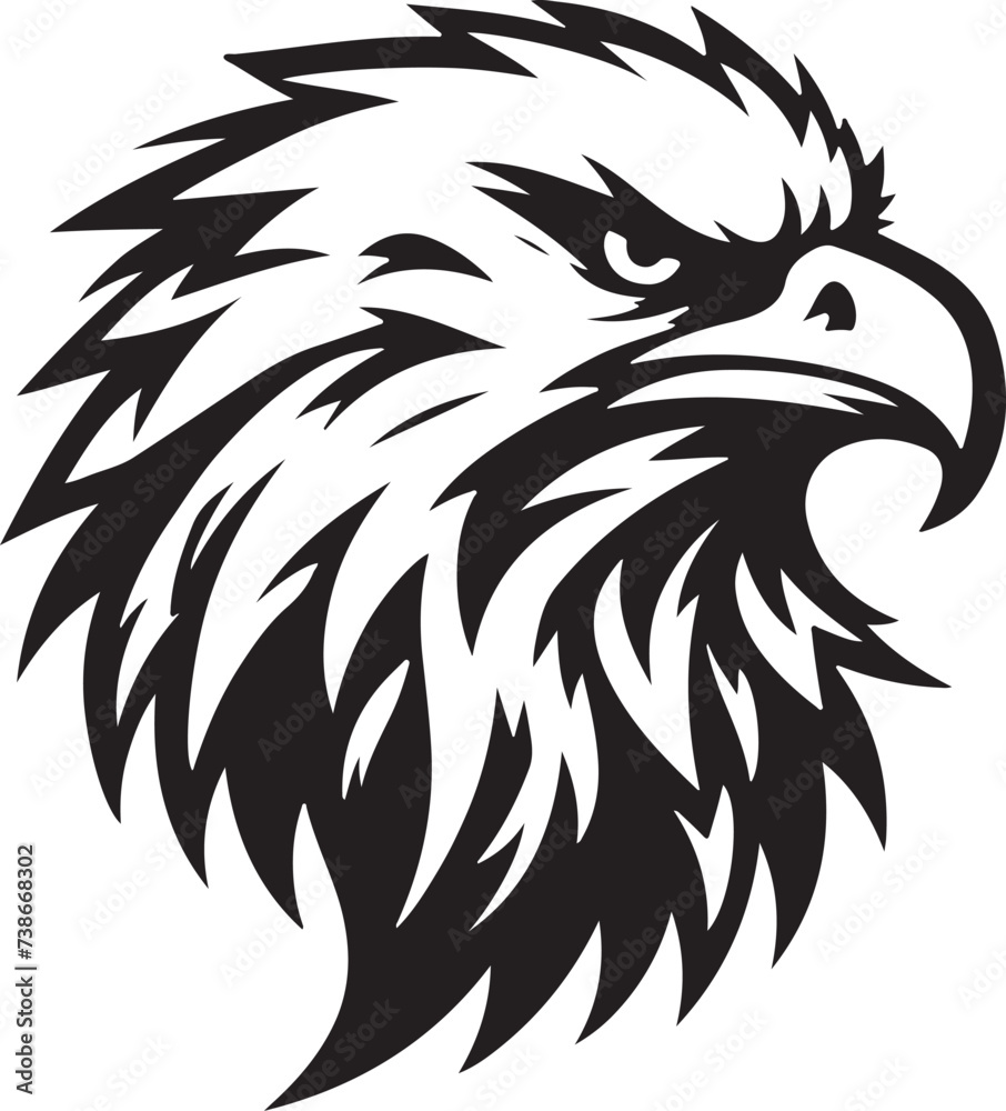 Best Eagle Head vector, Silhouette, illustration. Best Eagle Head vector, Silhouette, illustration.