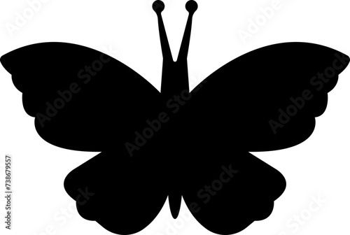 Butterflies silhouette black drawing flat icon. Flaying butterflies vector isolated on transparent background. Use for graphic design, beauty, web and mobile app. Glowworm fireflies Hand drawn element