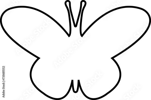 Butterflies silhouette black drawing line icon. Flaying butterflies vector isolated on transparent background. Use for graphic design, beauty, web and mobile app. Glowworm fireflies Hand drawn element