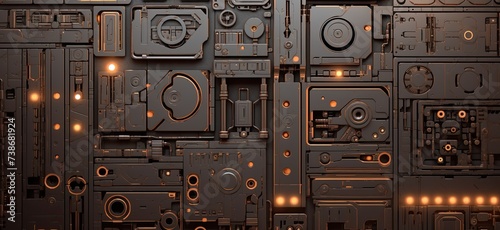 Fototapeta Naklejka Na Ścianę i Meble -  scifi texture background