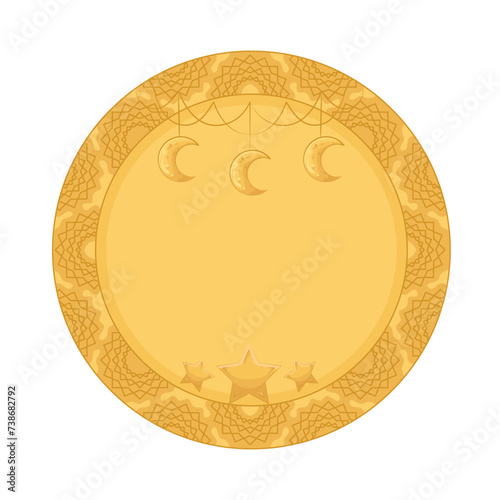 Illustration of Ramadan frame 