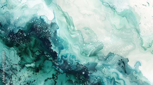 Sea green watercolor texture