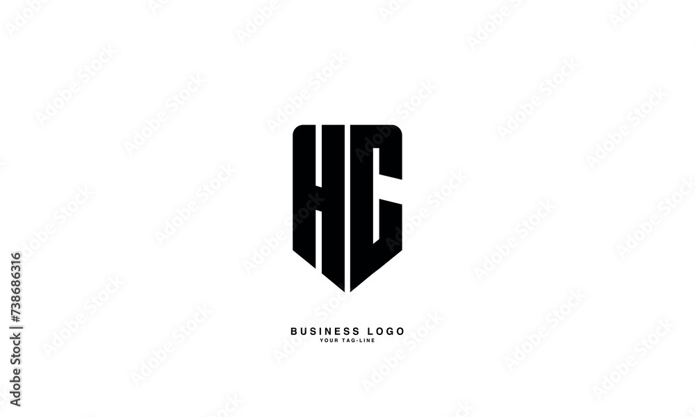 HC, CH, H, C, Abstract Letters Logo Monogram HC, CH, H, C, Abstract Letters Logo Monogram