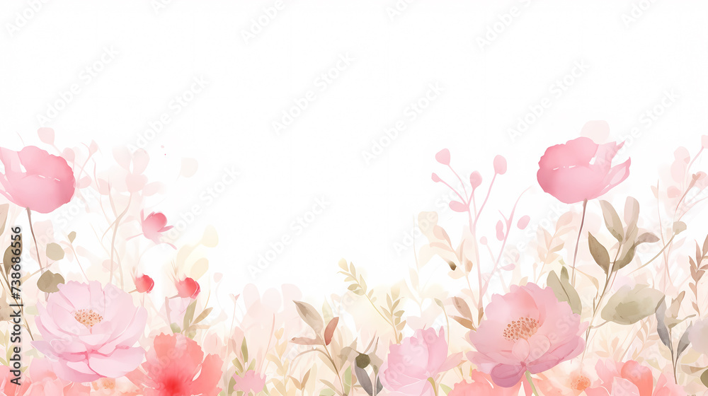 Beautiful pink rose bouquet flowers background, symbolizing Valentine's Day, wedding, love
