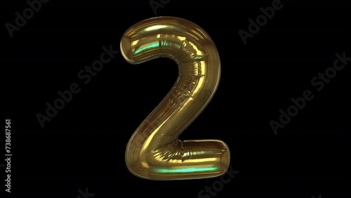 Wallpaper Mural Balloon Number 2 Torontodigital.ca