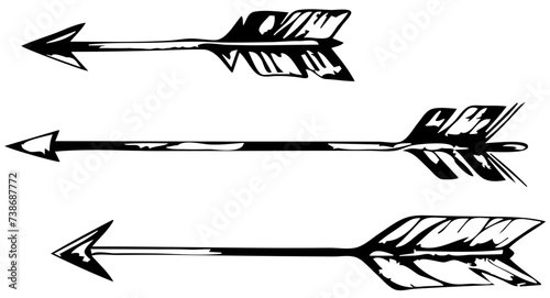 Arrow hand drawn transparent background PNG clipart