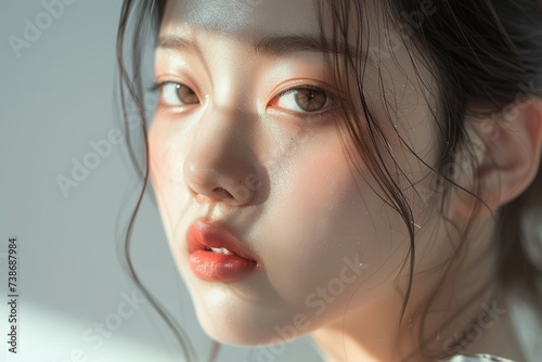 Portrait of a beautiful asian girl