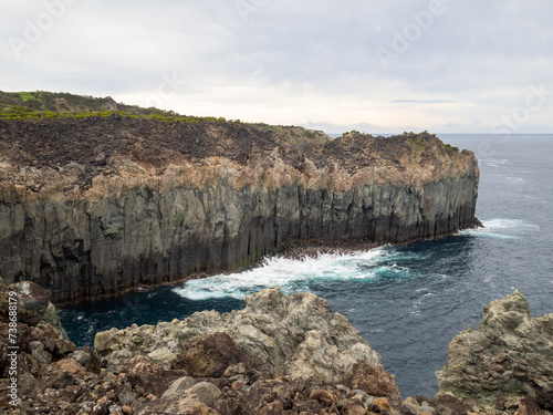 Obraz na płótnie Miradouro de Alagoa, Terceira Island w salonie