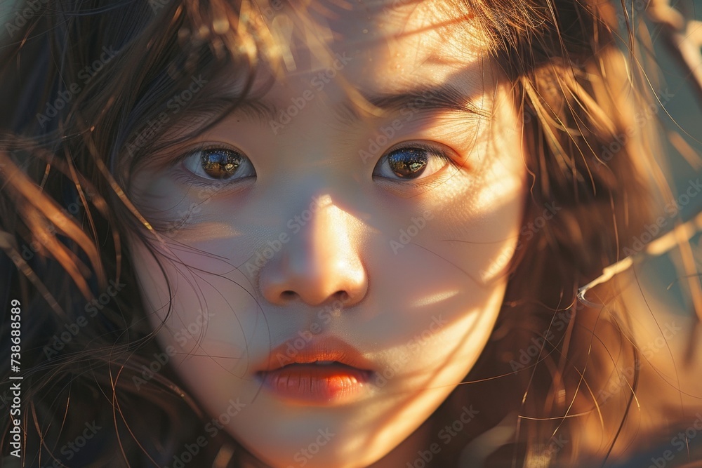 Portrait of a beautiful asian girl Portrait of a beautiful asian girl