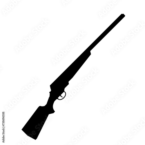 Wallpaper Mural Shotgun silhouette icon vector. Shotgun silhouette for icon, symbol or sign. Shotgun icon vector for weapon, military, army, arsenal or war Torontodigital.ca