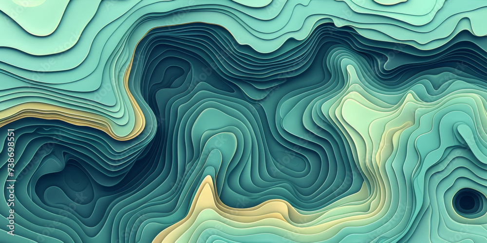 abstract green background with waves, green yellow beige blue paper cut art,green abstract background with wavy lines. for nature-themed designs,Topography papercut texture background abstract green background with waves, green yellow beige blue paper cut art,green abstract background with wavy lines. for nature-themed designs,Topography papercut texture background