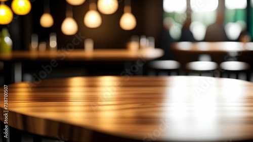 table and chairs in restaurant