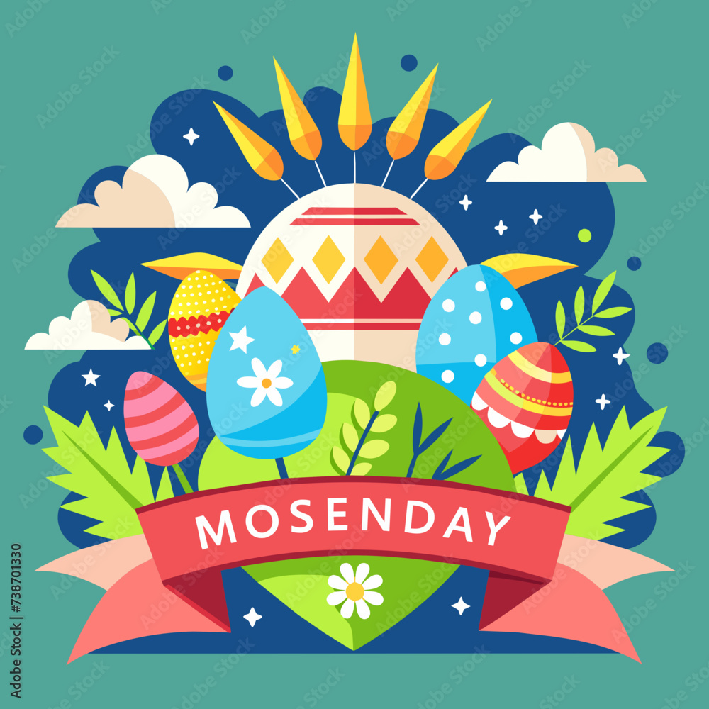 Easter Monday Graphic Design