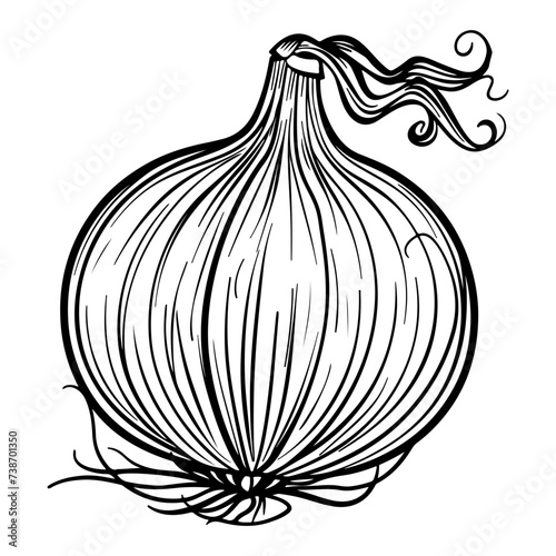 Wallpaper Mural Onion vector icon. Vegetable symbol Torontodigital.ca