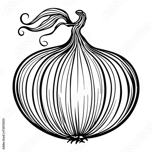 Wallpaper Mural Onion vector icon. Vegetable symbol Torontodigital.ca