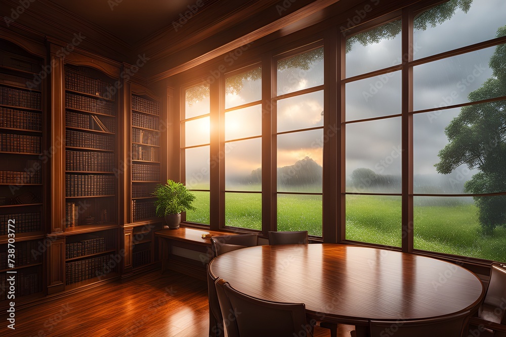 Obraz premium a comfortable window