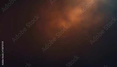 Smoky grunge background. Abstract background. Light accent in the dark fog. AI generated
