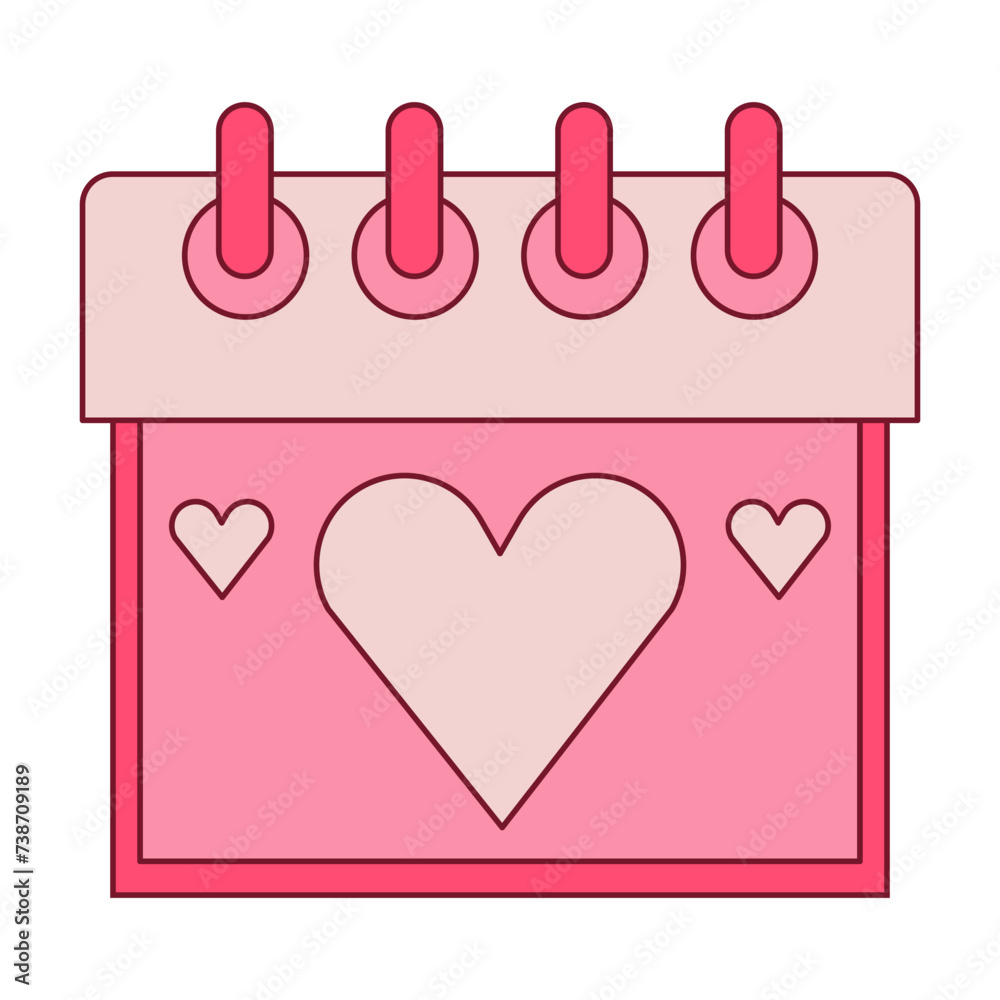 calendar day date heart love. Calendar with hearts calendar day date heart love. Calendar with hearts