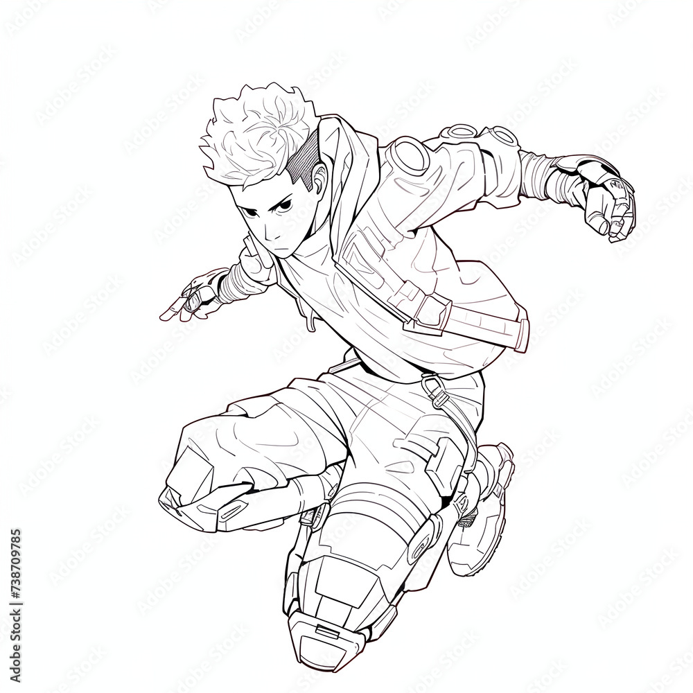 Fototapeta premium kid's coloring book