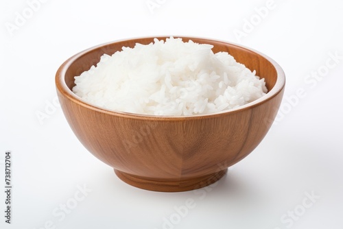 Rapid Rice Bowl , white background.