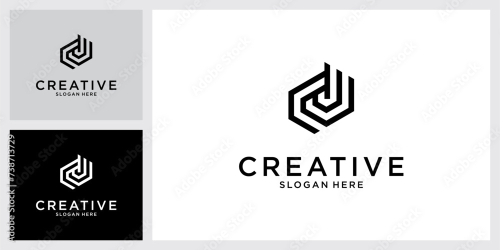 D or DD initial letter logo design vector D or DD initial letter logo design vector