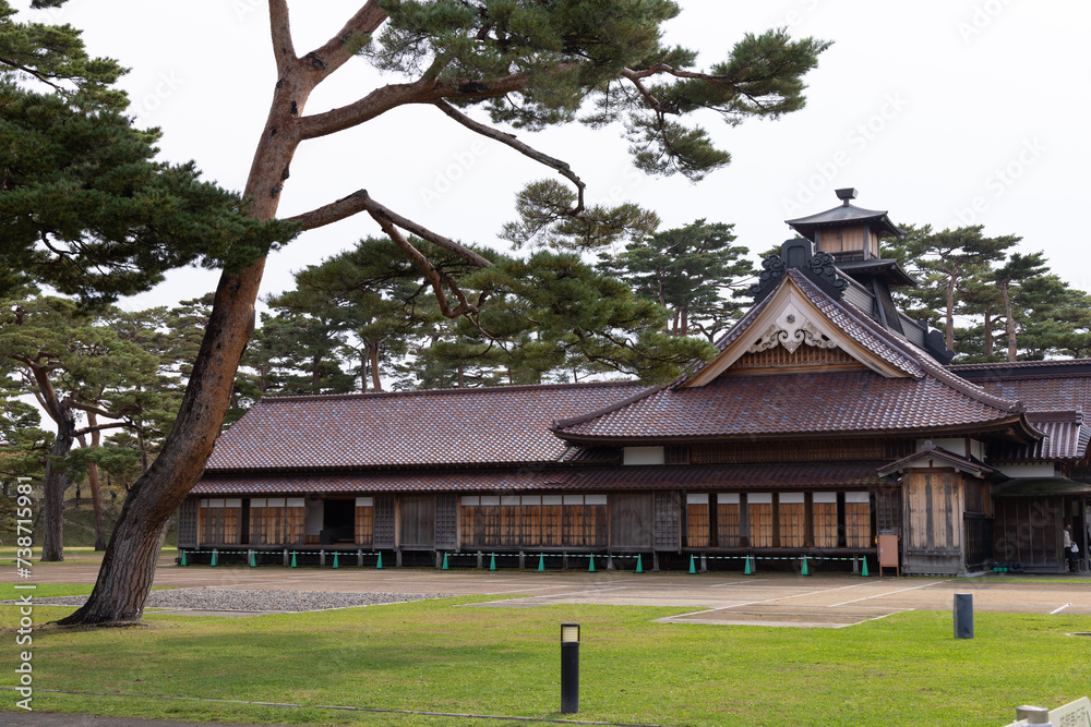 日本 北海道函館市にある五稜郭公園内の箱館奉行所 日本 北海道函館市にある五稜郭公園内の箱館奉行所