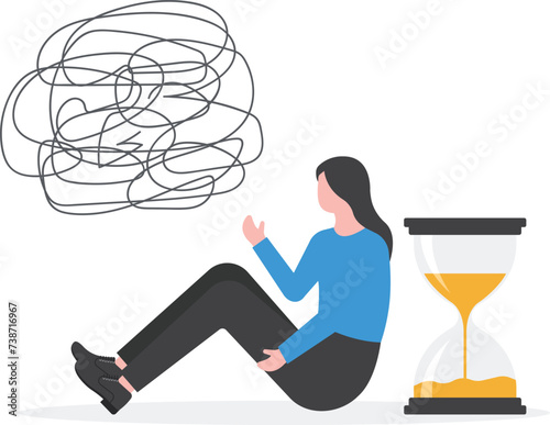 Stress Burden, Anxiety from work difficulty and overload, tried exhausted with economic crisis and responsibility

