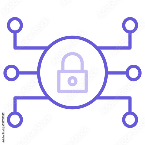 Network Encryption Icon