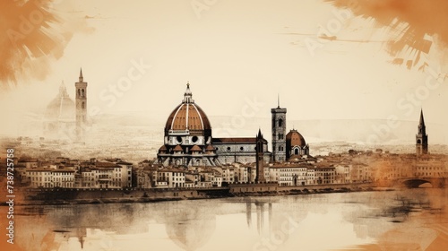 Florence and Duomo. Italy photo