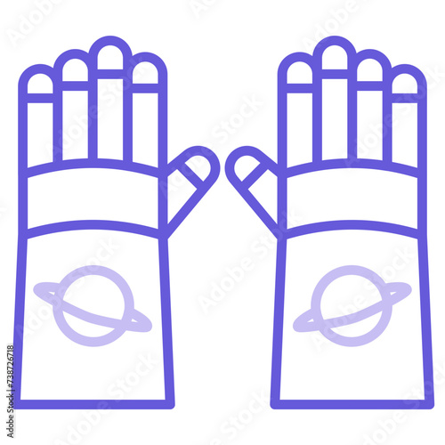 Space Gloves Icon